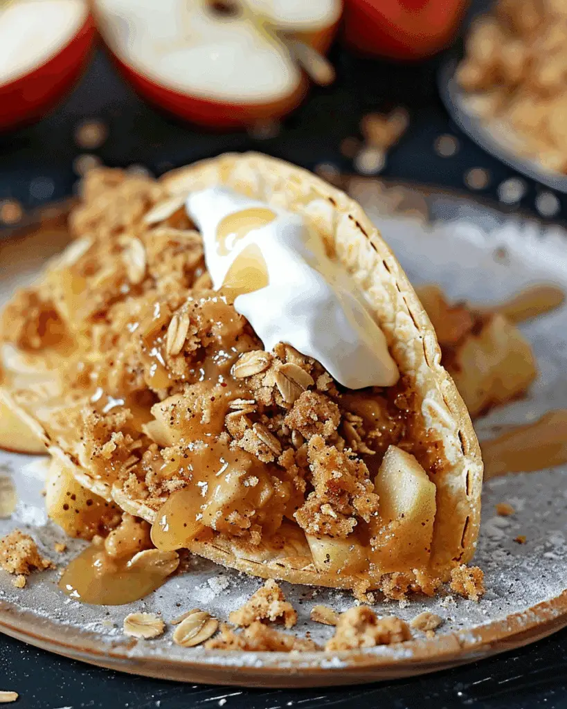 Apple Crisp Tacos