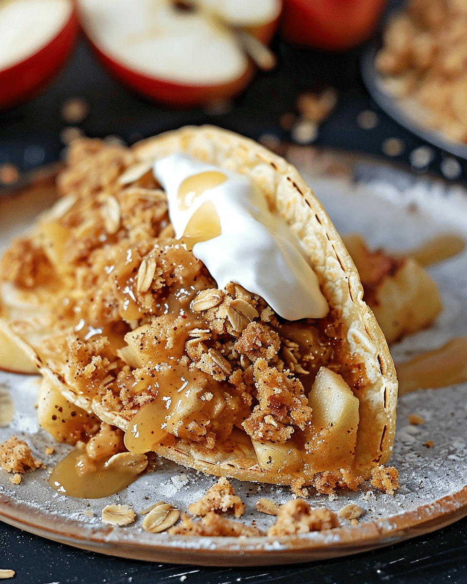 Apple Crisp Tacos