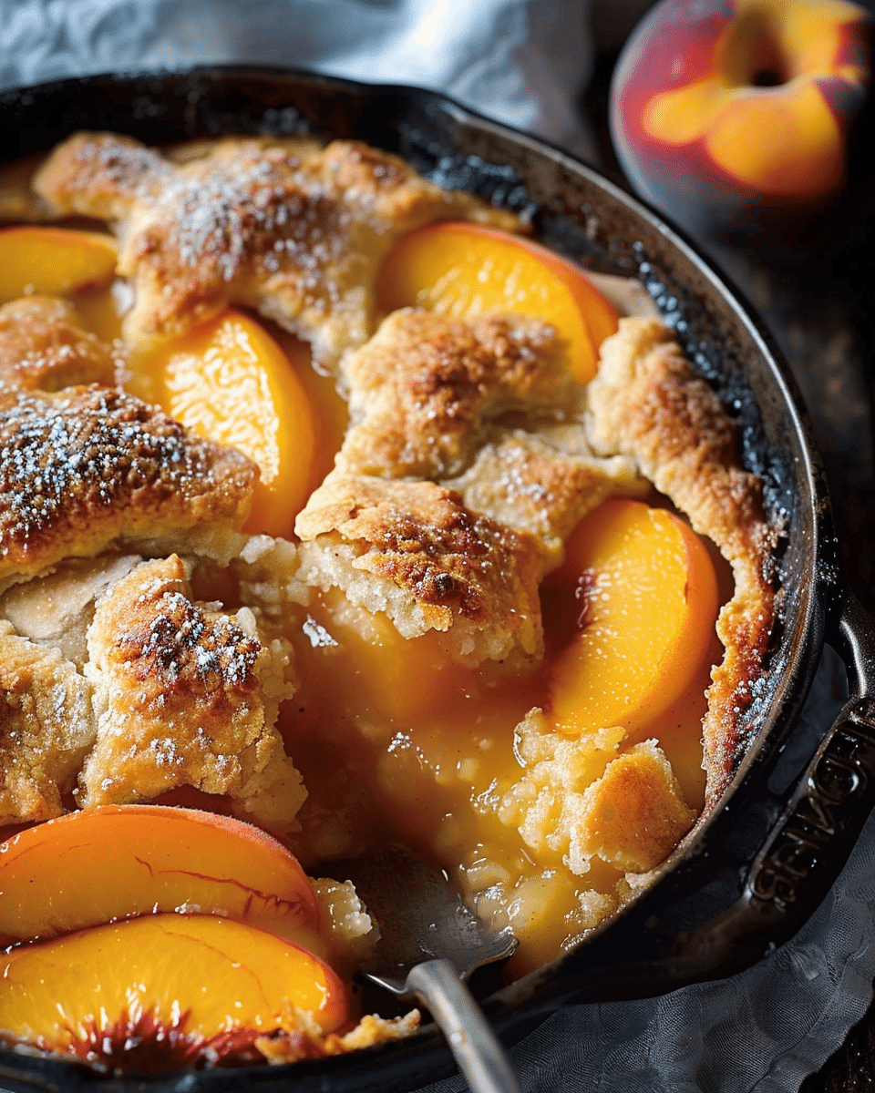 Bourbon Peach Pandowdy