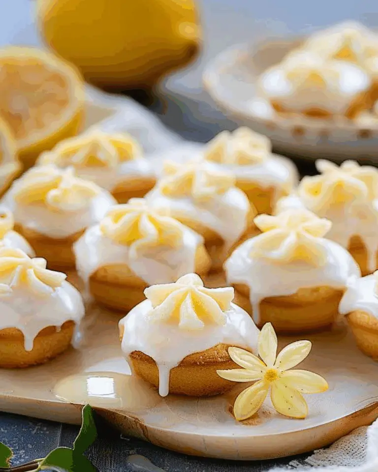 Glazed Lemon Blossoms