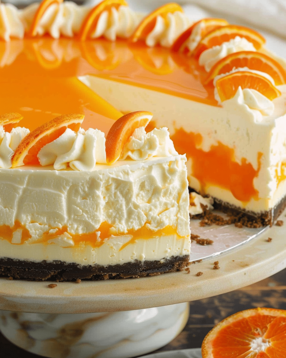 Orange Creamsicle Cheesecake
