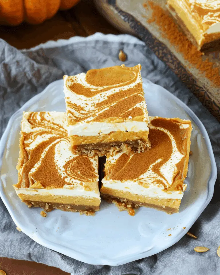 Pumpkin Cheesecake Bars