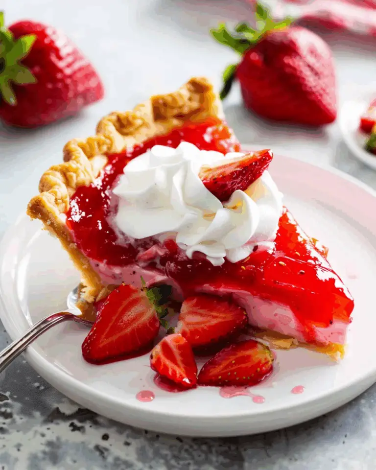 Strawberry Jello Pie