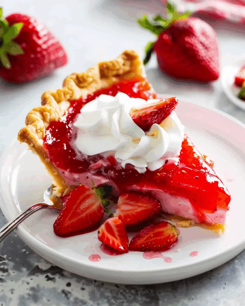 Strawberry Jello Pie