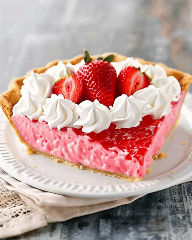 Strawberry Jello Pie