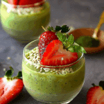 Strawberry Matcha Sago