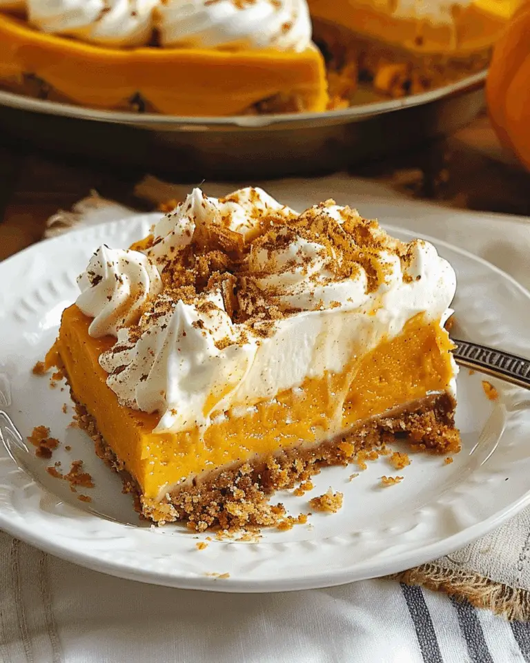 Pumpkin Lush Dessert