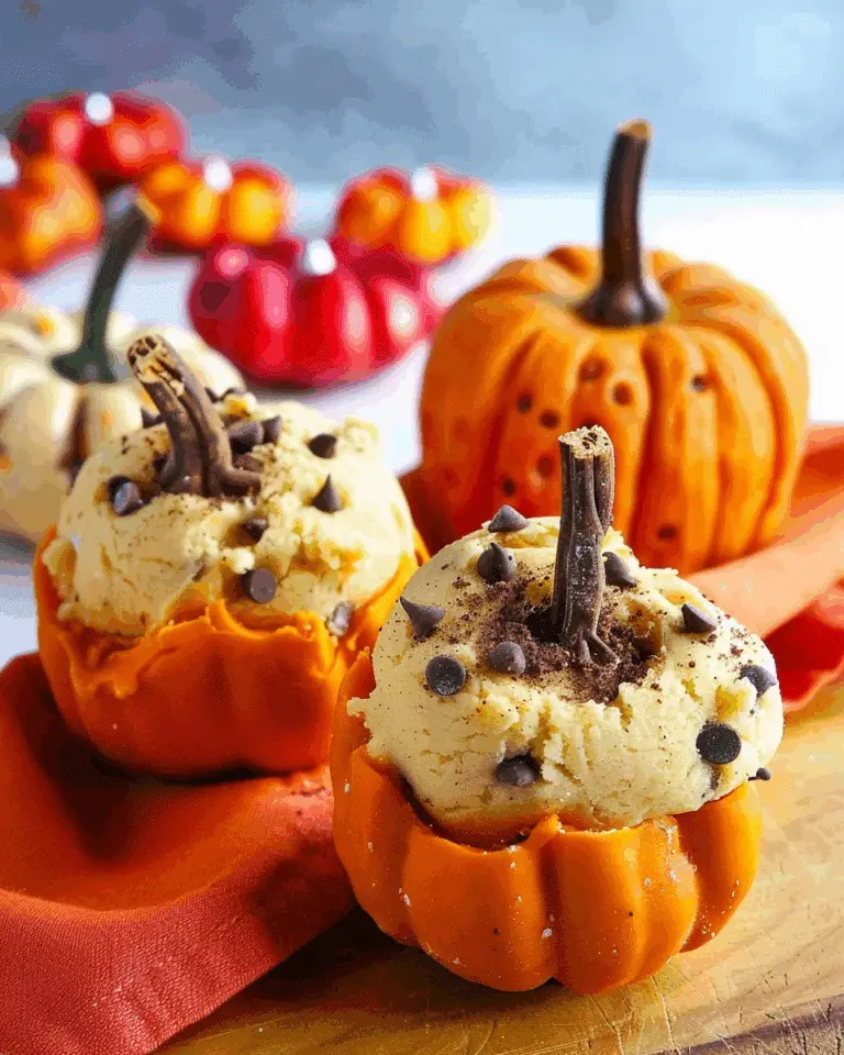 Cookie Dough Pumpkins