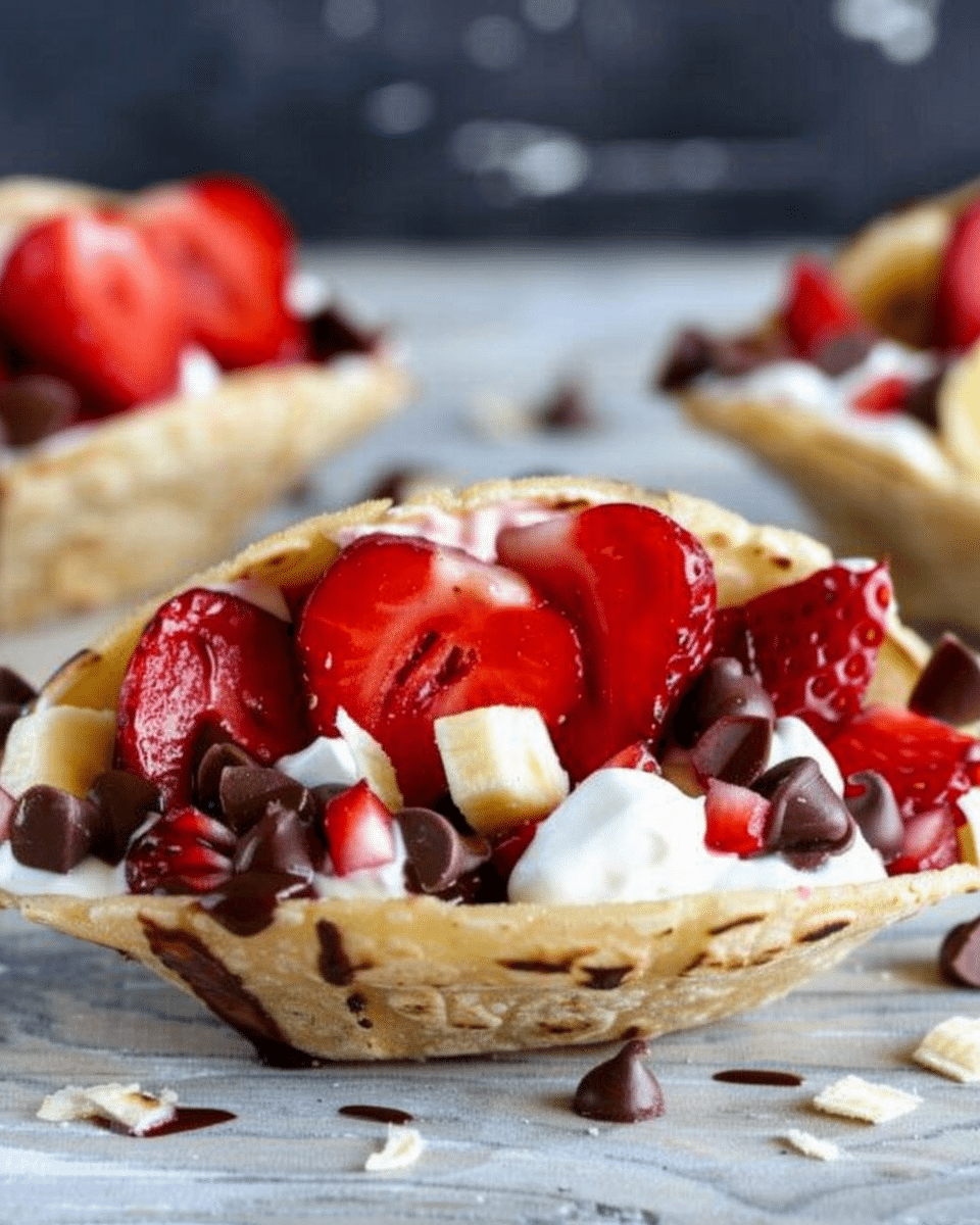 Banana Split Tacos