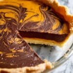 Chocolate Swirl Pumpkin Pie Recipe