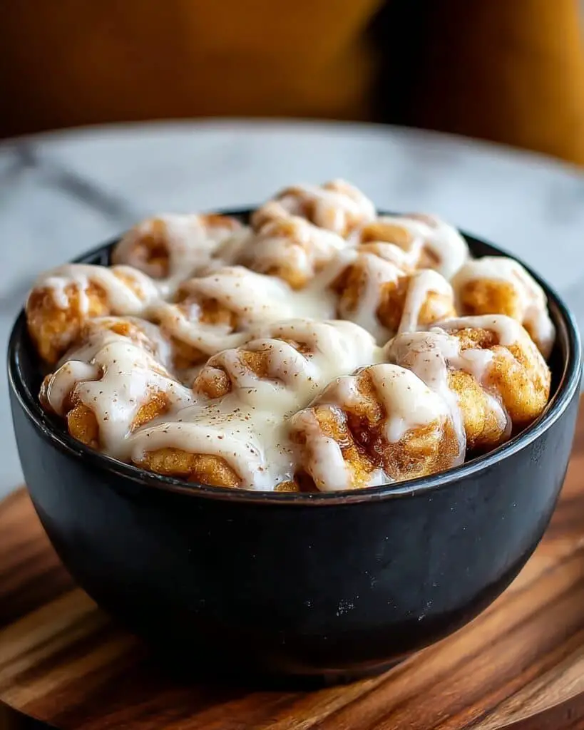 Homemade Cinnamon Roll Casserole in the Crockpot Recipe
