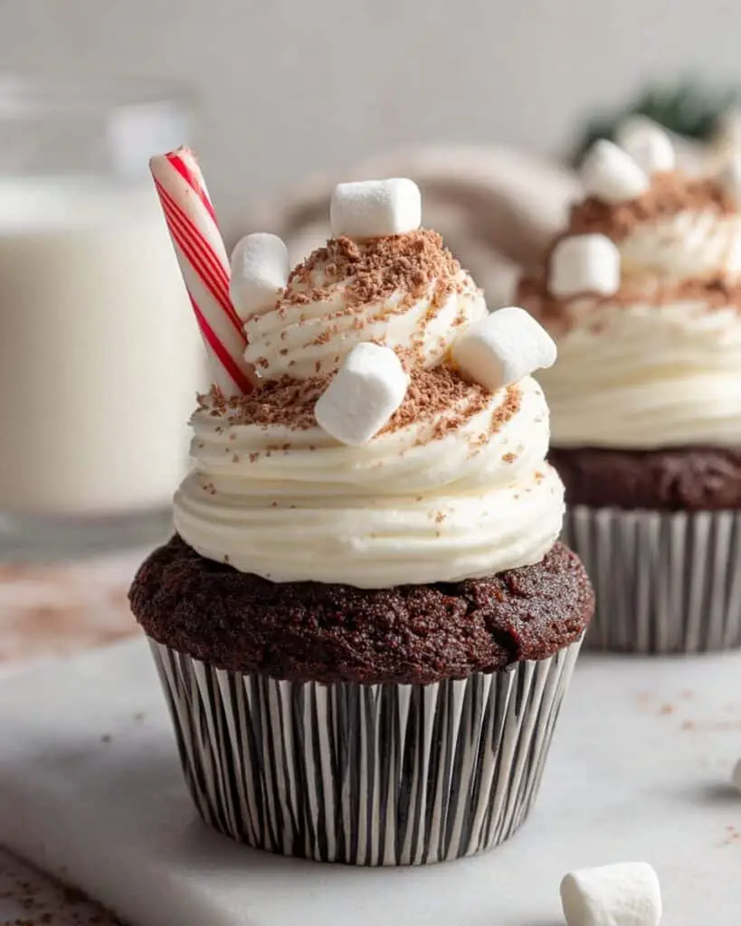 Cupcakes with Marshmallow Buttercream Recipe