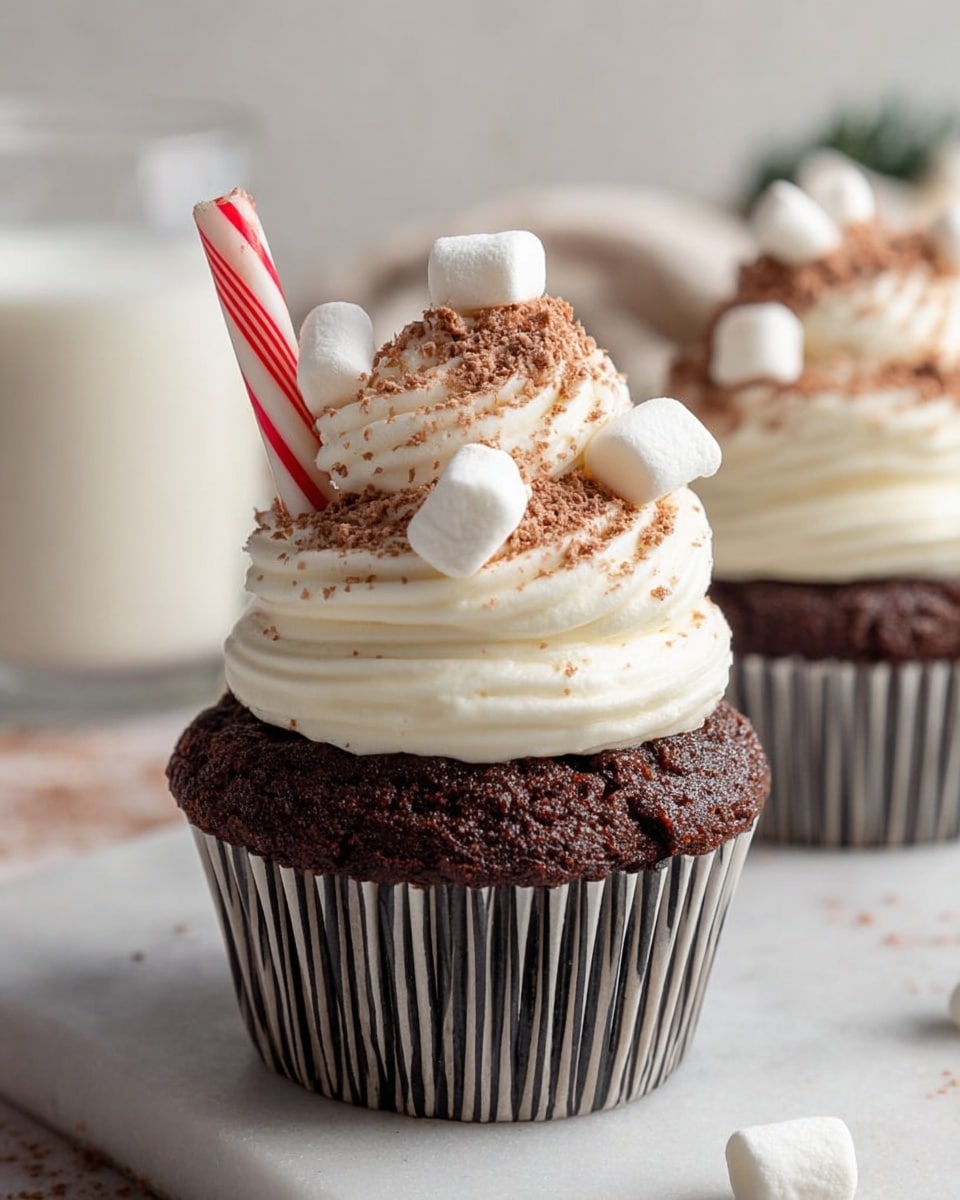 Cupcakes with Marshmallow Buttercream Recipe