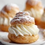 Classic Cream Puffs with Mascarpone Chantilly Filling Recipe