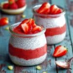Strawberry Chia Pudding with Rhubarb Compote Recipe
