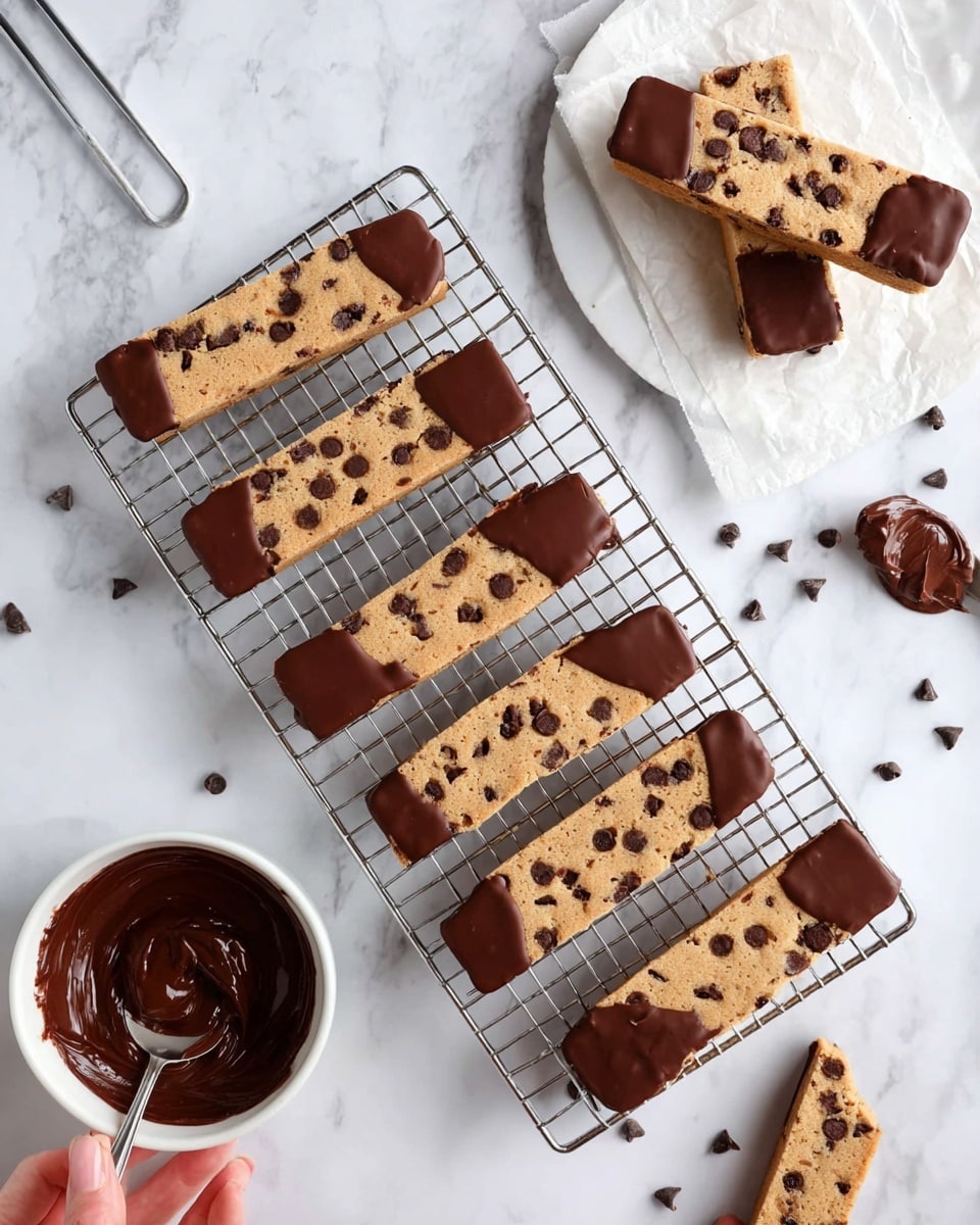 Chocolate-Dipped Cookie Sticks Recipe