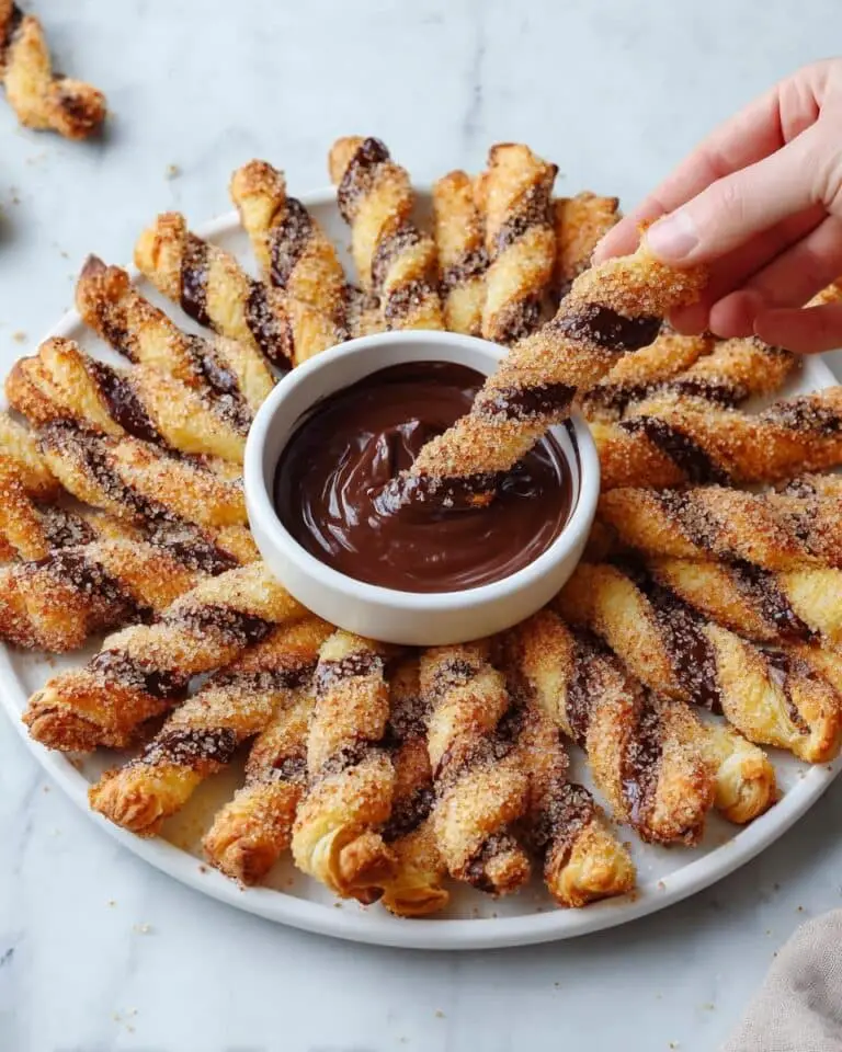 Soleil Pastry with Chocolate Dipping Sauce Recipe