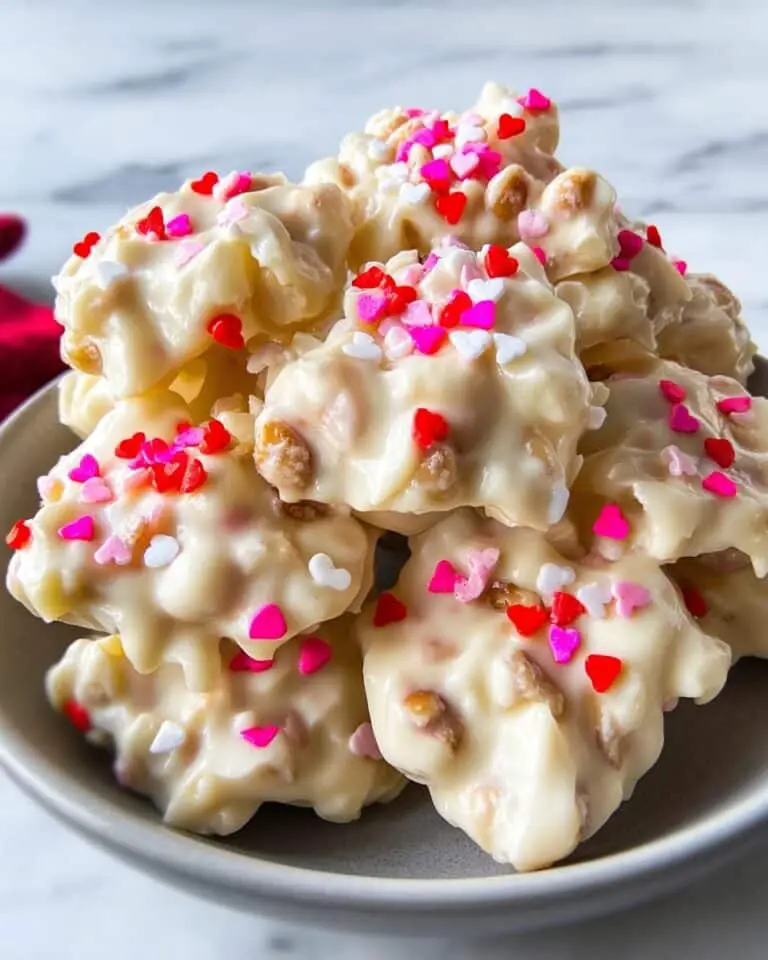 White Chocolate Valentine’s Crockpot Candy Recipe