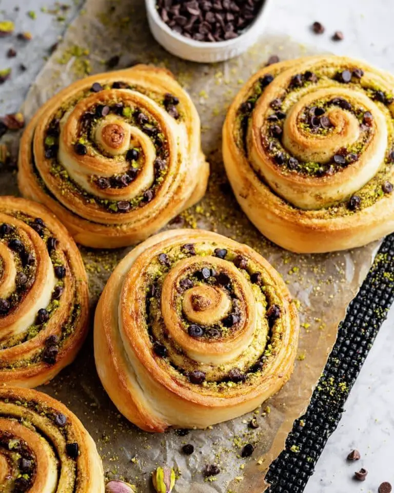 Pistachio Chocolate Rolls Recipe