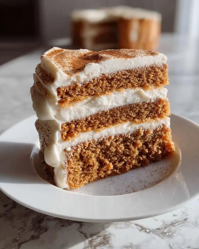 Spice Layer Cake with Cream Cheese Frosting Recipe