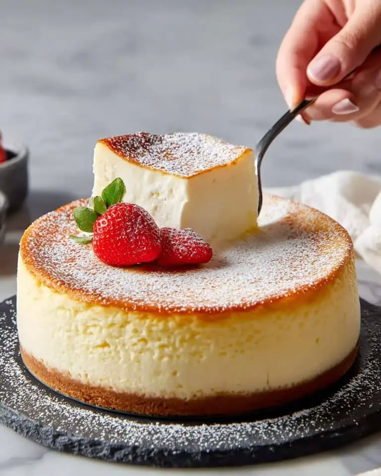 Light and Fluffy Japanese Cotton Cheesecake Recipe