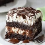 Marshmallow Chocolate Poke Cake Recipe