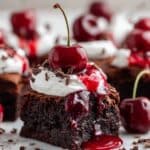 Simple Black Forest Brownies Recipe