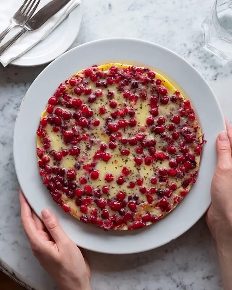 Cranberry Tart with Almonds and Vanilla Recipe
