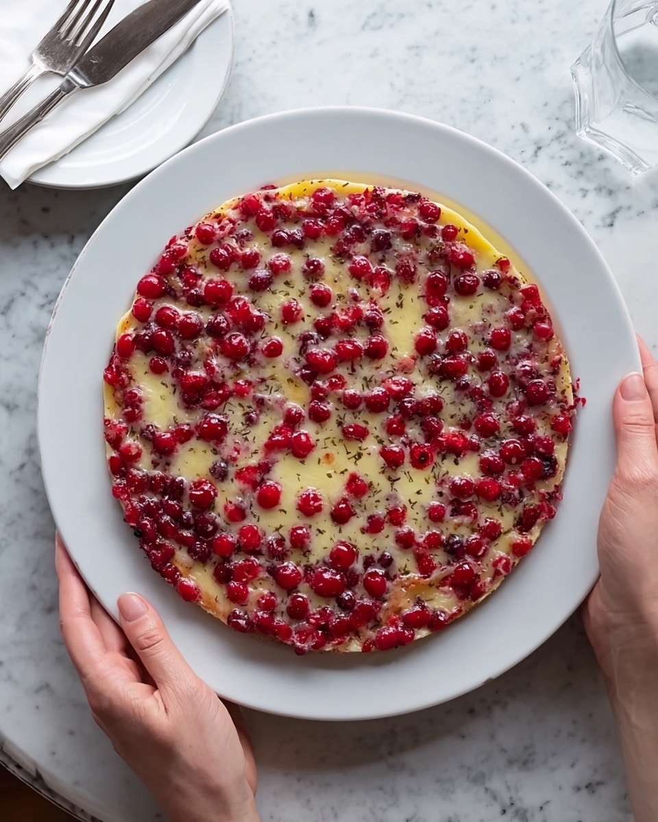 Cranberry Tart with Almonds and Vanilla Recipe