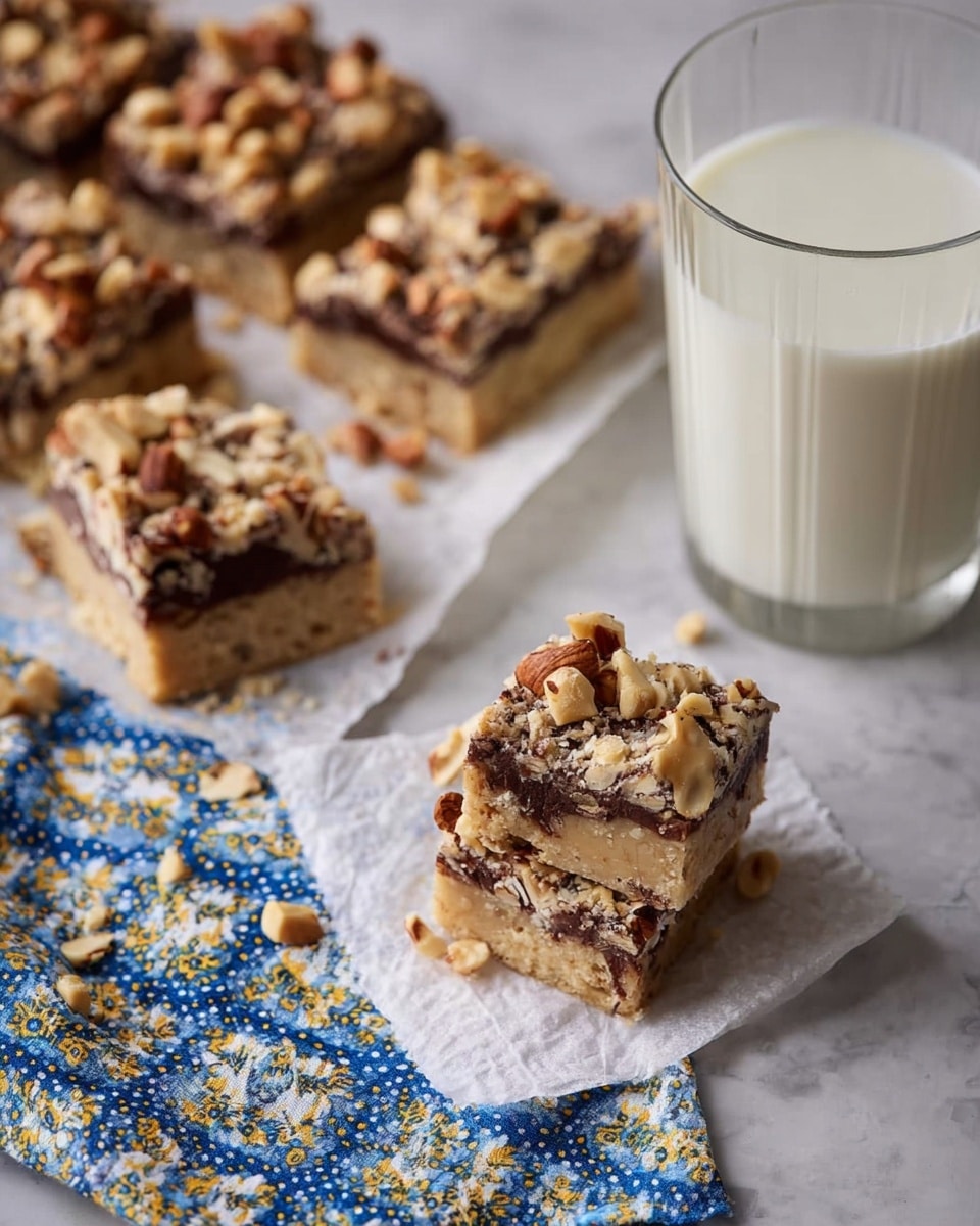 Shortbread Toffee Bars With Chocolate Recipe