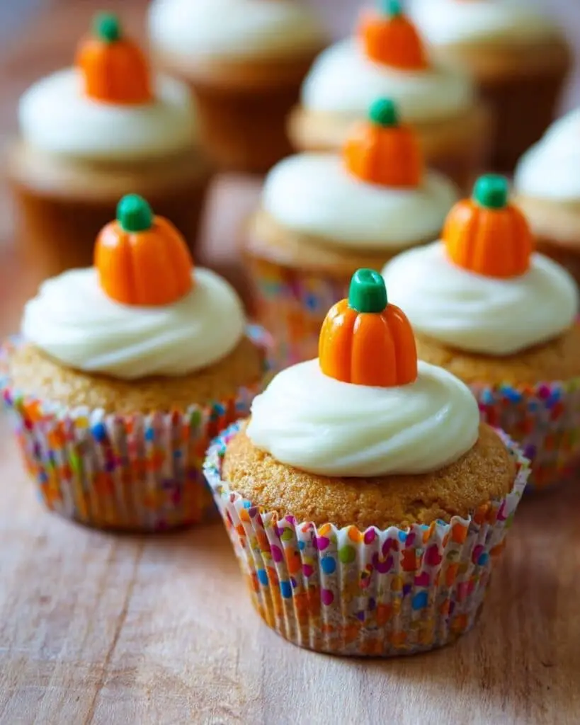 Cream Cheese Filled Pumpkin Cupcakes Recipe