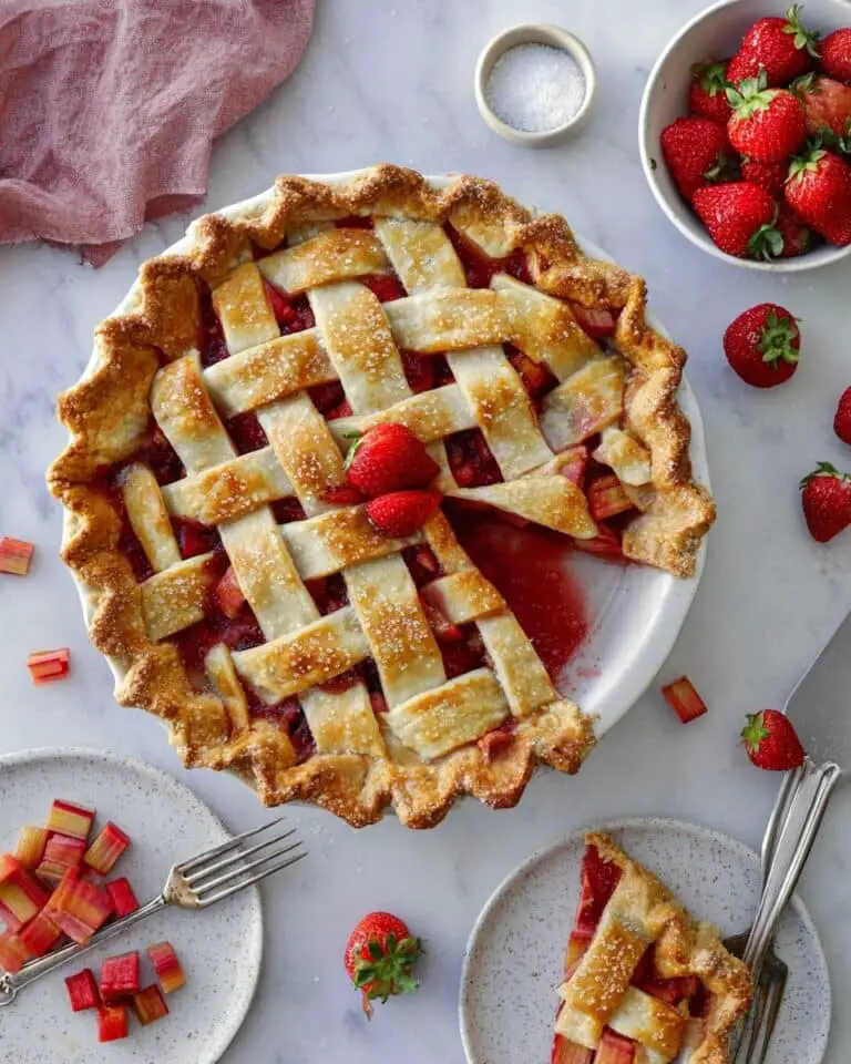 Strawberry Rhubarb Pie Recipe