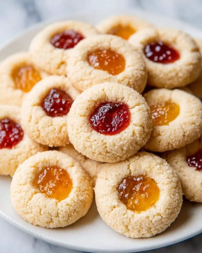Almond Flour Thumbprint Cookies Recipe
