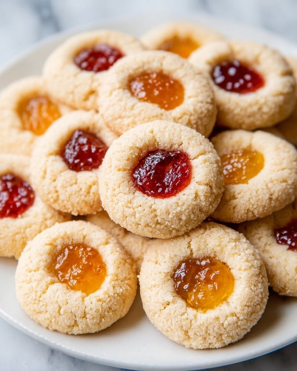 Almond Flour Thumbprint Cookies Recipe