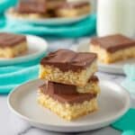 Potato Chip Squares with Marshmallow and Chocolate Ganache Recipe