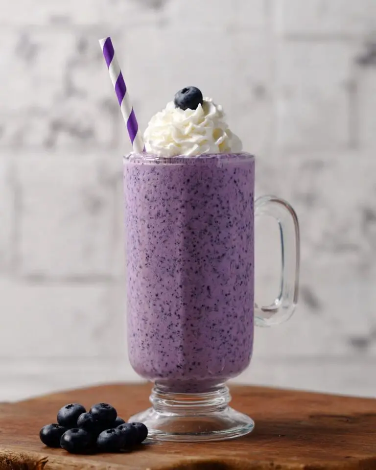 Blueberry Milkshake Recipe