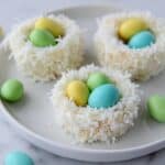 White Chocolate Mini Cheeseball Easter Nests Recipe
