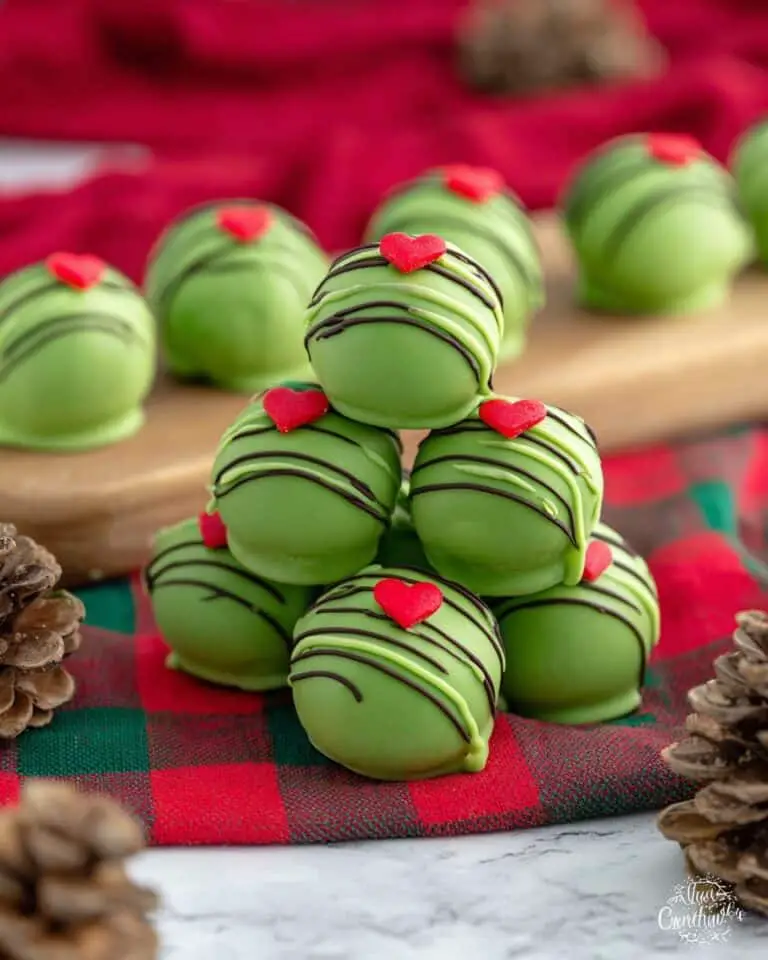 Grinch Golden Oreo Cheesecake Bites Recipe