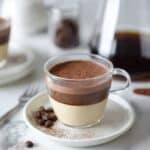 Coffee Panna Cotta with Chocolate Ganache Recipe