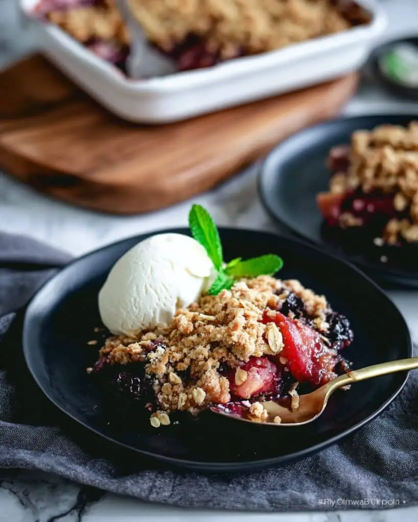 Apple and Blueberry Crumble Recipe