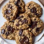 Vegan Sweet Potato Oatmeal Chocolate Chip Cookies Recipe