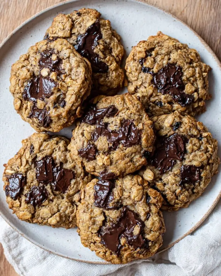 Vegan Sweet Potato Oatmeal Chocolate Chip Cookies Recipe