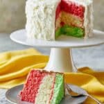 Colorful Jello Poke Cake Recipe
