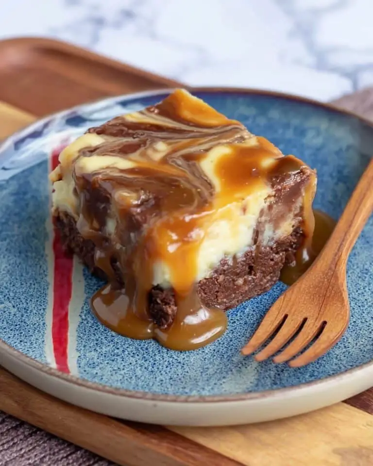 Caramel Apple Cheesecake Brownies Recipe