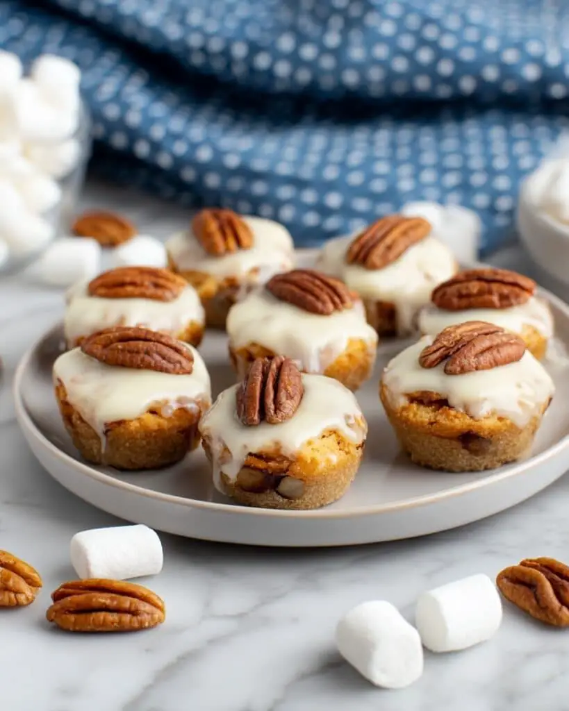 Toasty Sweet Potato Bites with Marshmallows & Pecans Recipe
