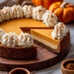 Pumpkin Cheesecake with Biscoff Crust Recipe