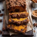 Pumpkin Chocolate Chip Streusel Bread Recipe