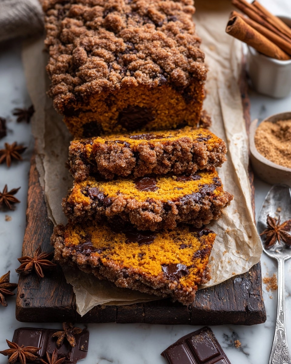 Pumpkin Chocolate Chip Streusel Bread Recipe
