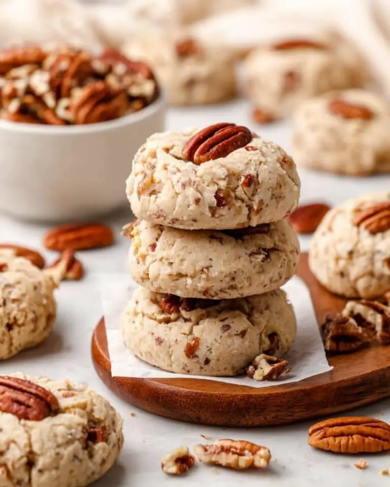 Butter Pecan Cake Mix Cookies with Toffee and Whole Pecans Recipe