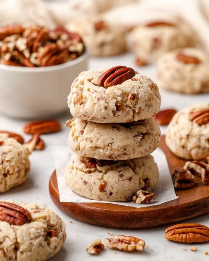 Butter Pecan Cake Mix Cookies with Toffee and Whole Pecans Recipe